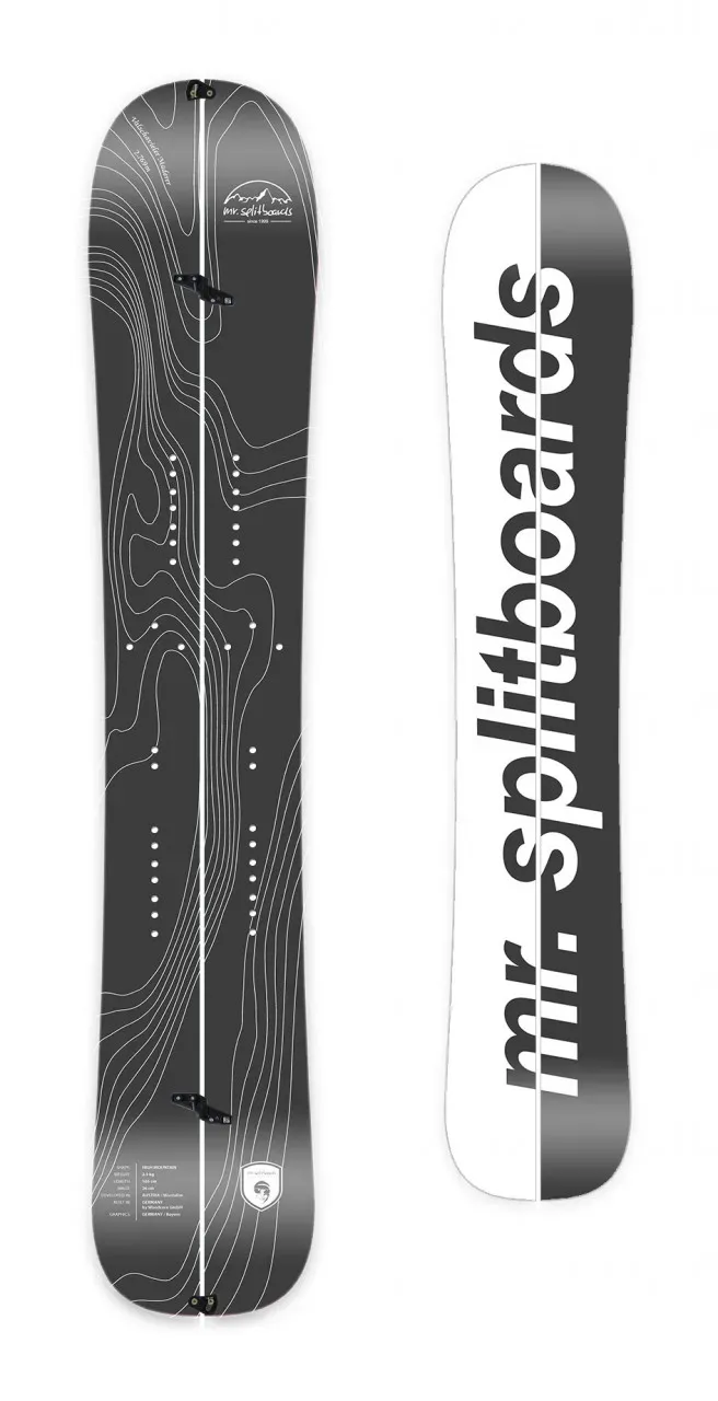 mr.splitboards high mountain shape DE 165