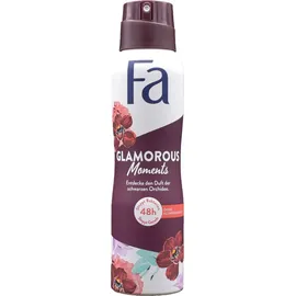 Fa Glamorous Moments Deo Spray 48h stoppt Bakterien 0% Aluminiumsalze