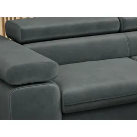 MKS Meble Ecksofa Grau 2-Sitzer