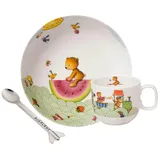 Villeroy & Boch Kindergeschirr Hungry as a Bear Kindergeschirr-Set mit Löffel 3-tlg