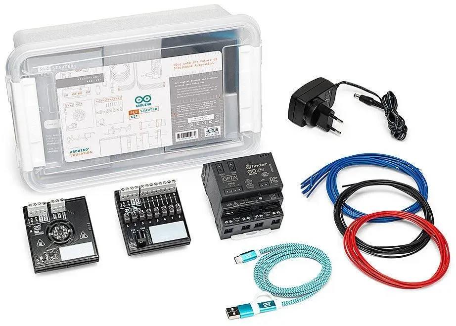 Arduino Arduino SPS Starter Kit, Lehrmaterialien mit Opta WiFi, 8 Eingänge Mini-PC Barebone