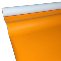 JUNOPAX Papiertischdecke 50m x 1,00m orange, nass- und wischfest