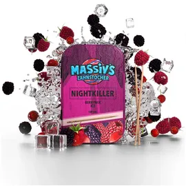 massiv's zahnstocher Zahnstocher mit Geschmack Blau
