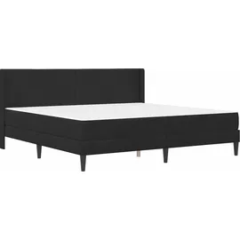 vidaXL Modernes Bett 200 x 200 cm Schwarz