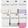 TupTam Strumpfhose Mädchen Bunt Gemustert 6er Pack – Warme Strickstrumpfhosen für Herbst und Winter, Farbe: Farbenmix 4, Größe: 62-74 - 62-74