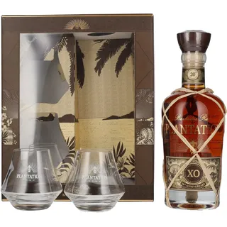 20th Anniversary 40% vol 0,7l in Geschenkbox mit 2 Gläsern