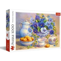 TREFL 10466 Puzzle 1000 Teile Blauer Blumenstrauß