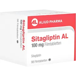 Sitagliptin AL 100 mg Filmtabletten 98 St