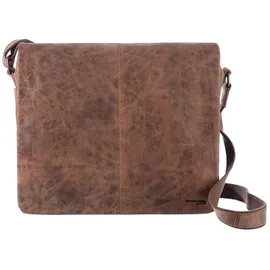GREENLAND Nature Montenegro Messenger Leder 35 cm natur