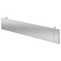 Hammerbacher Sichtschutz Blende silber Schreibtisch-Sichtschutz 4032062155844 HAMMERBACHER