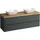 Laufen LANI Waschtischplatte wildeiche inklusive Unterschrank, 1 Ausschnitt links und rechts 1570x495x580mm, H4065941122661,