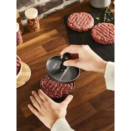 Tefal Burgerpresse 12 cm Aluminiumguss schwarz
