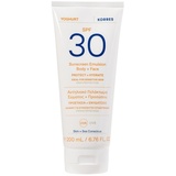 Korres Yoghurt Sonnenschutz-Emulsion für Körper und Gesicht SPF30 200 ml