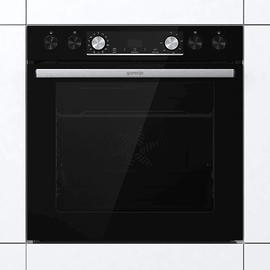 Gorenje Black SET 5 Induktion, Einbauherdset (Induktionskochfeld, A, 77 l)