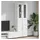 vidaXL Highboard mit Regal FLORIN Weiß 60 x 35 x 182 cm Holzwerkstoff