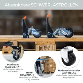 HMF Schwerlastrollen 400 kg