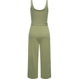 Ragwear Jumpsuit Lisseta Langer Damen Overall mit Bindegürtel grün L (40)