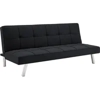 Hti-Living HTI-Living, Sofa, Klappsofa Schwarz Milena