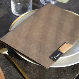 Securit Securit® Speisekarten-Mappe \"Nature menuomslag i brun