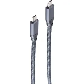 ShiverPeaks USB-C 1 m Grau