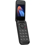 TCL Onetouch 5023 Klapphandy, einfach zu bedienen, 2,4-Zoll-Bildschirm, große Tasten für Senioren, Klappverschluss, Kamera, Bluetooth, Taschenlampe, USB-C-Ladegerät, Schwarz