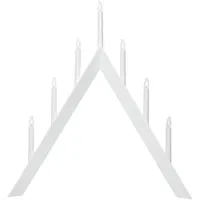 EGLO LED Kerzenständer Arrow, Kerzenhalter Weihnachtspyramide, Dekoleuchte Weihnachten, Holz,