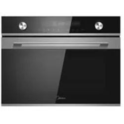 Midea Kompakt-Einbau-Backofen + Mikrowelle MEK45KIX 45 cm, 13 Funktionen, 5 Mikrowellen-Kombi-Funktionen
