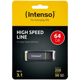 Intenso High Speed Line 64GB schwarz USB 3.1