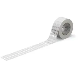 Wago 211-135 Kabelbündelmarkierer, für TP-Drucker, für die Verwendung mit Kabelbindern, weiß 211135