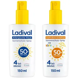 Ladival Sonnenschutzspray Familien-Paket LSF 50