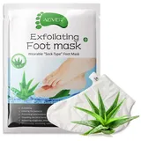 ALIVER Fußmaske Fußpflege Anti Hornhaut Socken mit Aloe Aliver, 1-tlg., Aloe vera