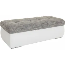 DOMO collection Moric Kunstleder Softlux weiß/grau