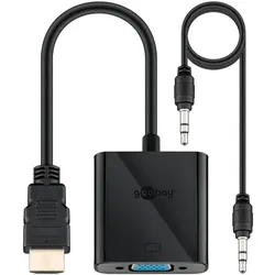 goobay VGA-Adapter HDMI/VGA schwarz