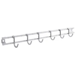 Contacto Hängeleiste, Edelstahl 18/10, mit 10 Haken,  70 cm