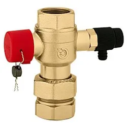 Caleffi Kappenventil 558050 3/4" x 3/4", zum Prüfen von Ausdehnungsgefäßen
