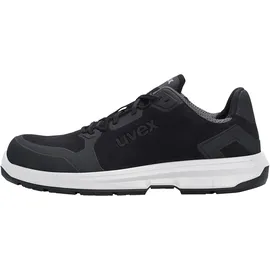 Uvex Halbschuh schwarz/weiß uvex 1 sport, S3 EU-Schuhgröße: 40