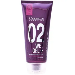 SALERM WET GEL+ medium hold wet look styling gel 200 ml