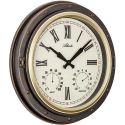 klassische Wanduhr, auch für den Außenbereich geeignet - Atlanta Modell: 4546