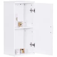 Relaxdays Hängeschrank Bad Weiß