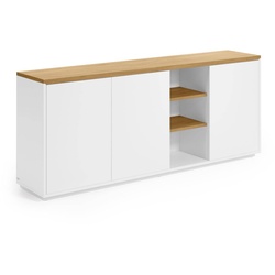 Kave Home Sideboard Abilen Lack Weiß / Matt