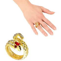 Goldener Schlangenring