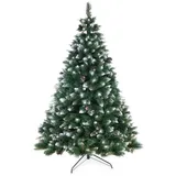 AmeliaHome Künstlicher Weihnachtsbaum 150 cm Tannenbaum Christbaum Kiefer PVC Weihnachtsdeko AmeliaHome Lemmy