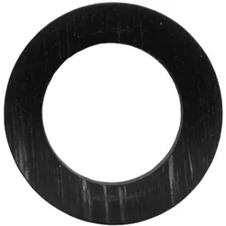 1 x Dichtung, Gummiring, schwarz, weich