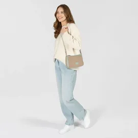 Gabs Schultertasche Leder/Stroh Grün/Mint