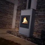 Aquaflam 17 Manual Wasserführender Kaminofen Grey Grau 17,5 kW manuelle