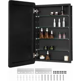 Vevor Medizinschrank Arzneischrank Spiegel Verstellbare Regale 508x126x762mm