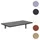 Mendler Schreibtischplatte HWC-D40 160x80cm Schwarz