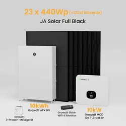 Growatt MOD TL3-XH2 Hybrid-Wechselrichter, APX Solarspeicher, 12-23 stücke Solarmodule, 3-phasig