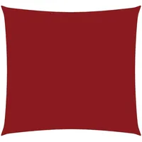 VidaXL Sonnensegel Oxford-Gewebe Quadratisch 3x3 m Rot