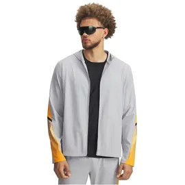 Under Armour Velociti Storm Hooded Herren Grau/Silber M
